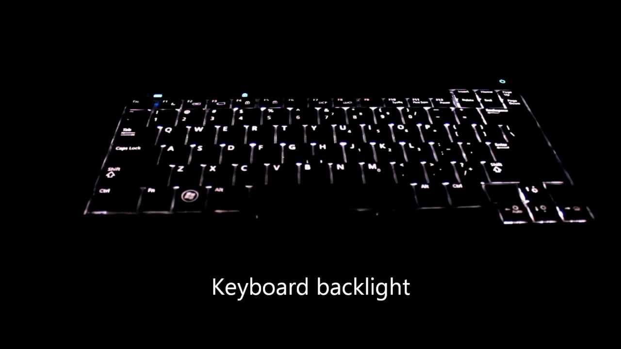 Dell latitude keyboard backlight